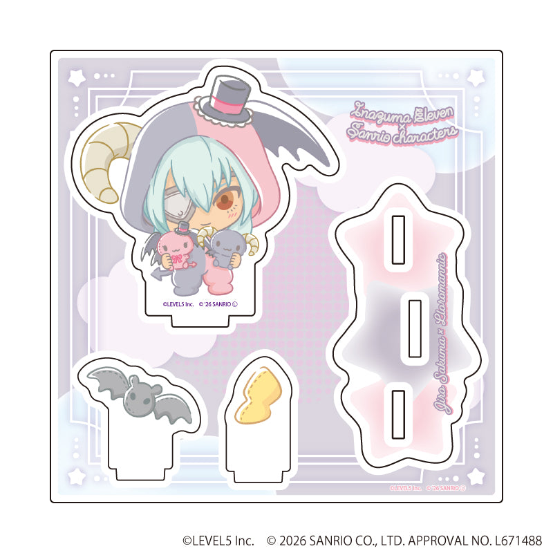 アクリルスタンドプレート「イナズマイレブン×サンリオキャラクターズ」39/佐久間次郎×ルロロマニック(コラボイラスト) - AniSmile