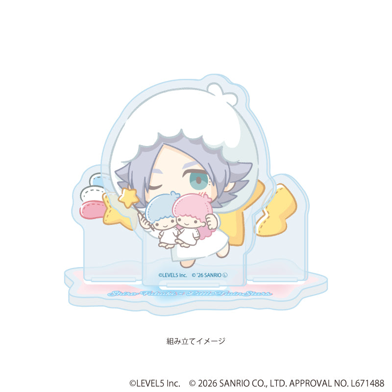 アクリルスタンドプレート「イナズマイレブン×サンリオキャラクターズ」38/吹雪士郎×リトルツインスターズ(コラボイラスト) Image 2 | AniSmile