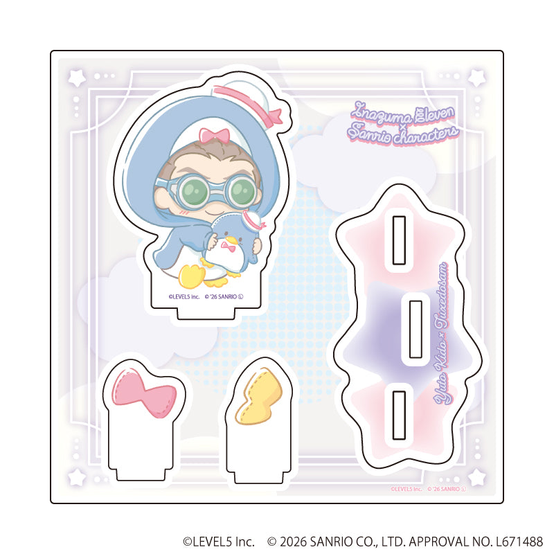 アクリルスタンドプレート「イナズマイレブン×サンリオキャラクターズ」36/鬼道有人×タキシードサム(コラボイラスト) - AniSmile