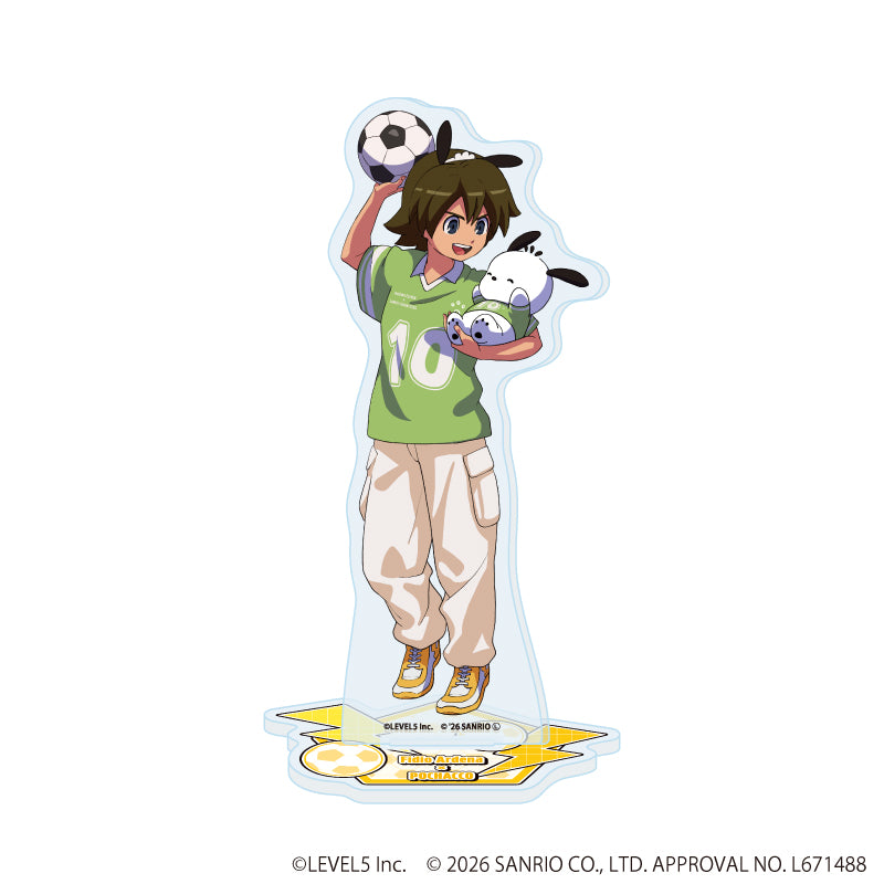 アクリルスタンド「イナズマイレブン×サンリオキャラクターズ」10/フィディオ・アルデナ×ポチャッコ(コラボイラスト) - AniSmile