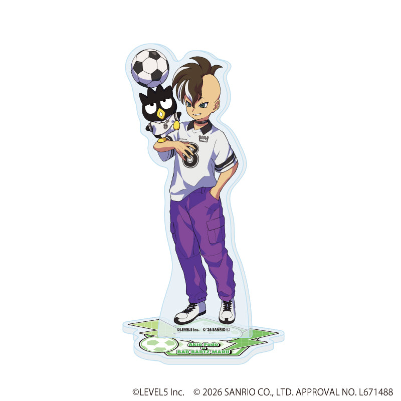 アクリルスタンド「イナズマイレブン×サンリオキャラクターズ」08/不動明王×バッドばつ丸(コラボイラスト) - AniSmile