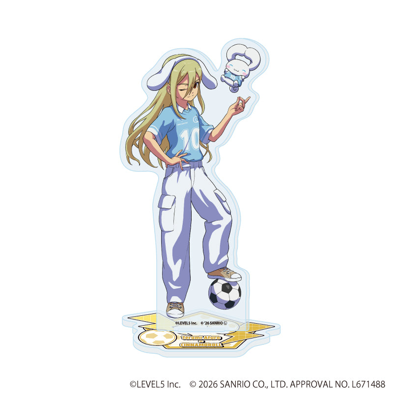 アクリルスタンド「イナズマイレブン×サンリオキャラクターズ」07/亜風炉照美×シナモロール(コラボイラスト) - AniSmile