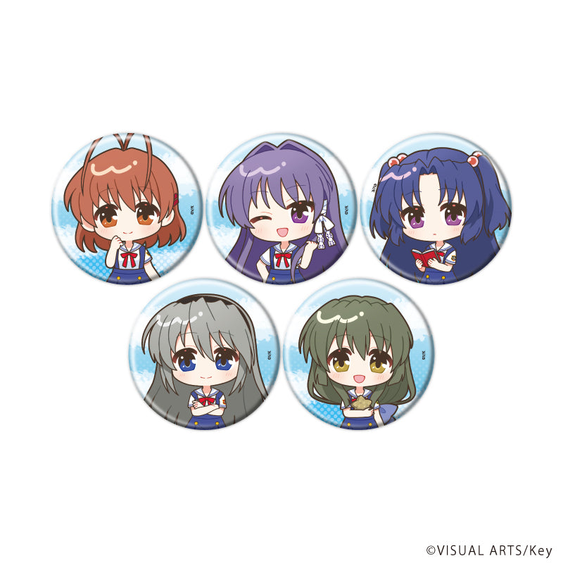 缶バッジ「CLANNAD」03/ブラインド(全5種)(ミニキャライラスト) - AniSmile