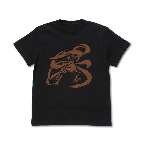 NARUTO-ナルト- 疾風伝 九喇嘛 Tシャツ/BLACK-L 画像 2 | AniSmile