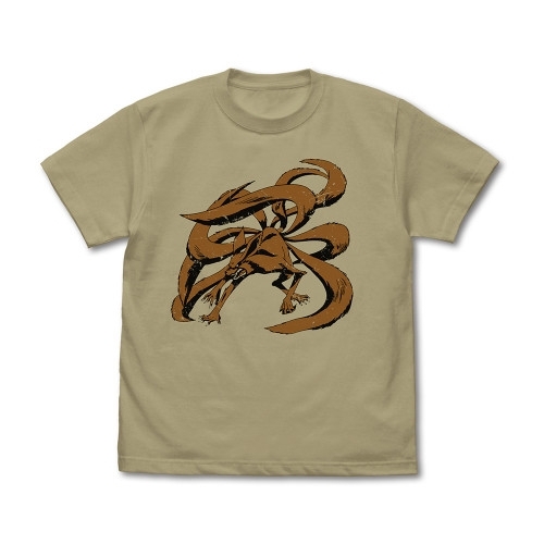 NARUTO-ナルト- 疾風伝 九喇嘛 Tシャツ/SAND KHAKI-M 画像 2 | AniSmile