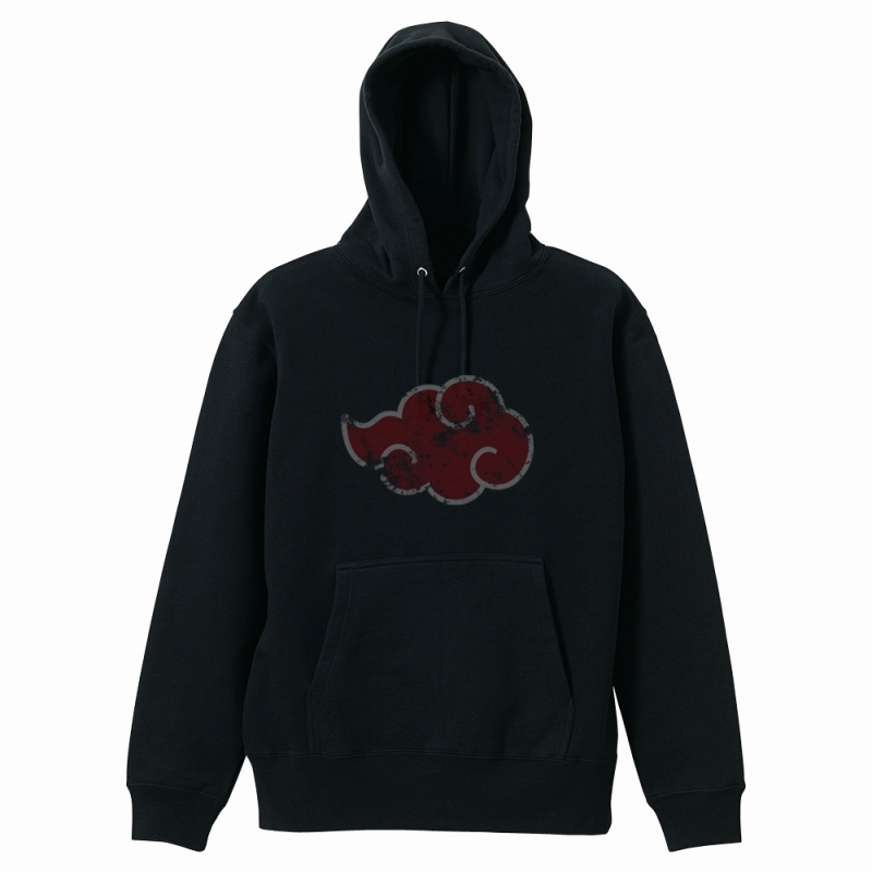 NARUTO-ナルト- 疾風伝 暁プルオーバーパーカー/BLACK-M - 官方商品图片 | AniSmile