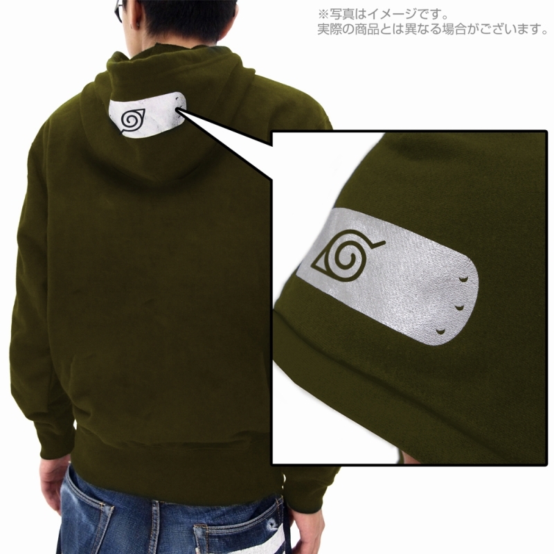 NARUTO-ナルト- 疾風伝 木ノ葉隠れの里 プルオーバーパーカー/MOSS-M 图片 2 | AniSmile