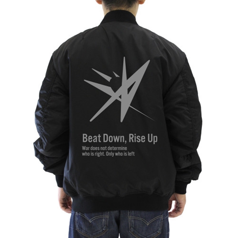 ヘブンバーンズレッド 31A 部隊ロゴ MA-1ジャケット Ver.2.0/BLACK-XL Image 5 | AniSmile