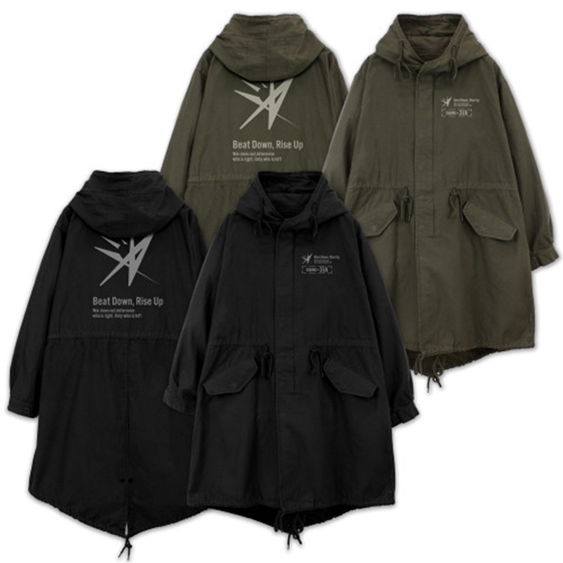 ヘブンバーンズレッド 31A 部隊ロゴ M-51ジャケット/BLACK-L - AniSmile