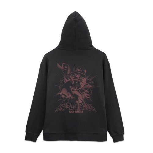 この素晴らしい世界に祝福を! めぐみん EXPLOSION ジップパーカーVer.2.0/BLACK-XXL 图片 2 | AniSmile