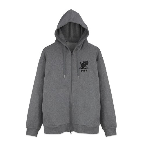 この素晴らしい世界に祝福を! ちょむすけ ジップパーカー Ver.4.0/MIX GRAY-XL 图片 3 | AniSmile