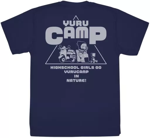 ゆるキャン△ ドライTシャツ Ver.2.0/NAVY-M - AniSmile