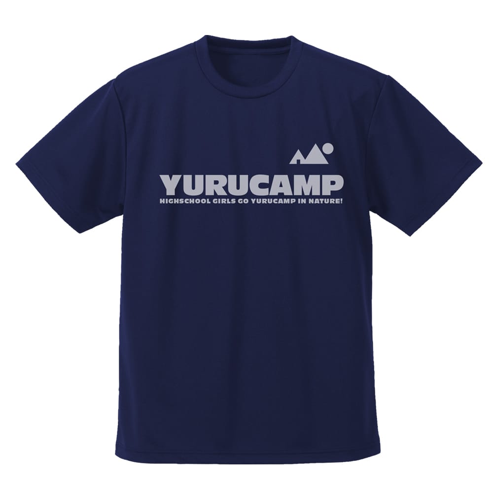 ゆるキャン△ ドライTシャツ Ver.2.0/NAVY-S - AniSmile