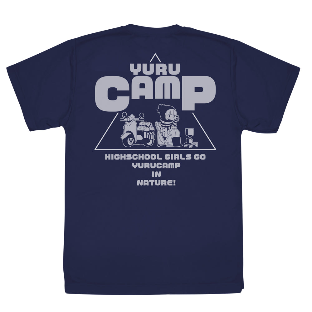 ゆるキャン△ ドライTシャツ Ver.2.0/NAVY-S 画像 2 | AniSmile