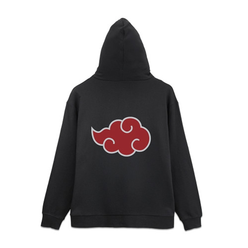 NARUTO-ナルト- 疾風伝 暁ジップパーカー/BLACK-XXL Image 2 | AniSmile