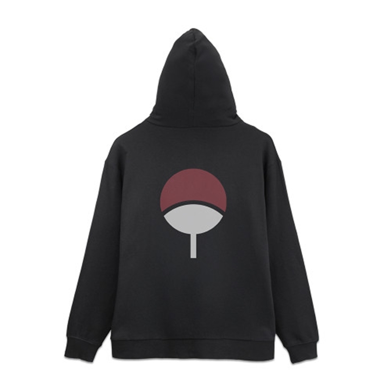 NARUTO-ナルト- 疾風伝 うちは一族 ジップパーカー/BLACK-XXL Image 2 | AniSmile