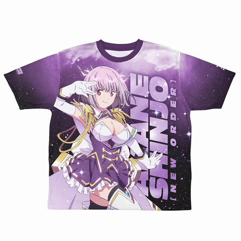 グリッドマン ユニバース 描き下ろし 新条アカネ(ニューオーダー) 両面フルグラフィックTシャツ/M Image 2 | AniSmile