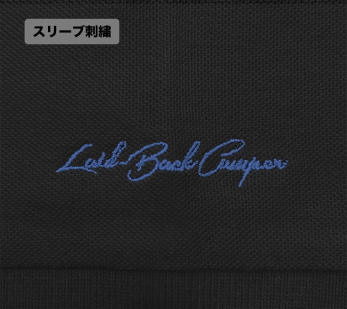 ゆるキャン△ SEASON3 バイク志摩リン ワンポイント刺繍ポロシャツ/BLACK-S 画像 4 | AniSmile
