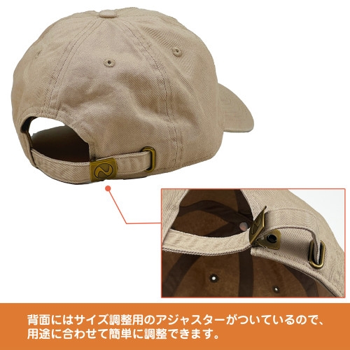 ゆるキャン△ SEASON3 カリブー 刺繍ローキャップ/KHAKI 画像 3 | AniSmile