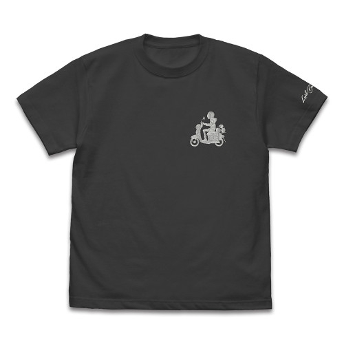 ゆるキャン△ SEASON3 バイク志摩リン ワンポイント刺繍Tシャツ/SUMI-S 画像 2 | AniSmile