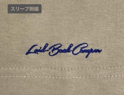 ゆるキャン△ SEASON3 バイク志摩リン ワンポイント刺繍Tシャツ/SAND KHAKI-S 画像 4 | AniSmile