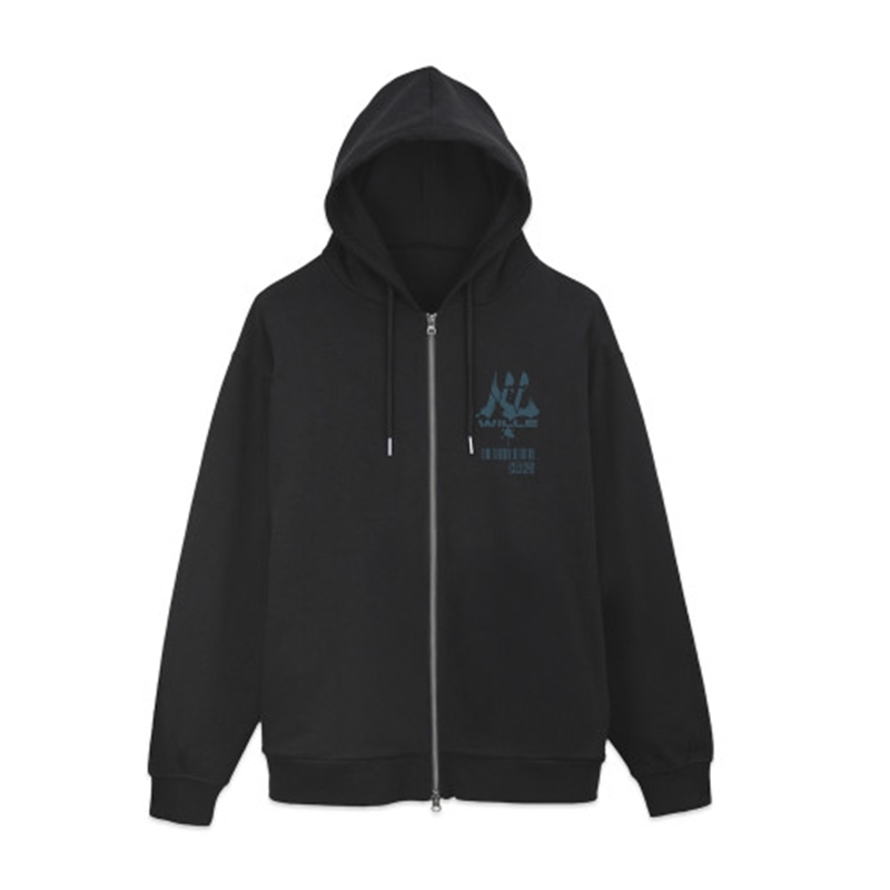EVANGELION WILLE&KREDIT ジップパーカー/BLACK-XL 图片 3 | AniSmile