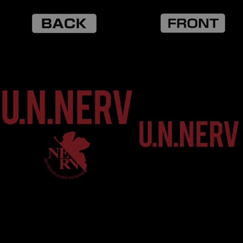 EVANGELION U.N.NERV ジップパーカー/BLACK-L 图片 4 | AniSmile
