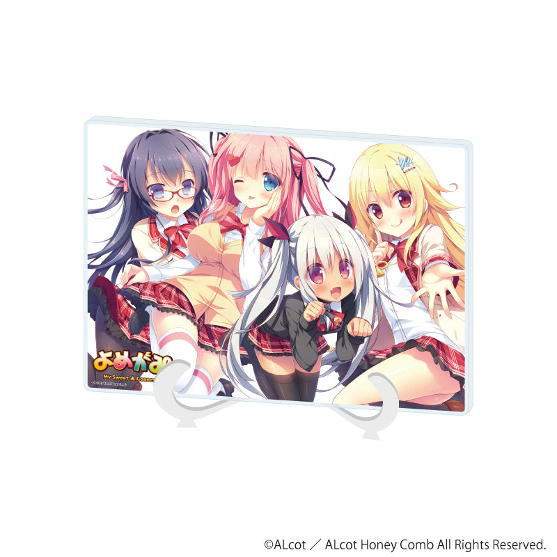アクリルアートボード(A5サイズ)「ALcot/ALcotハニカムシリーズ」05/よめがみ(公式イラスト) - AniSmile
