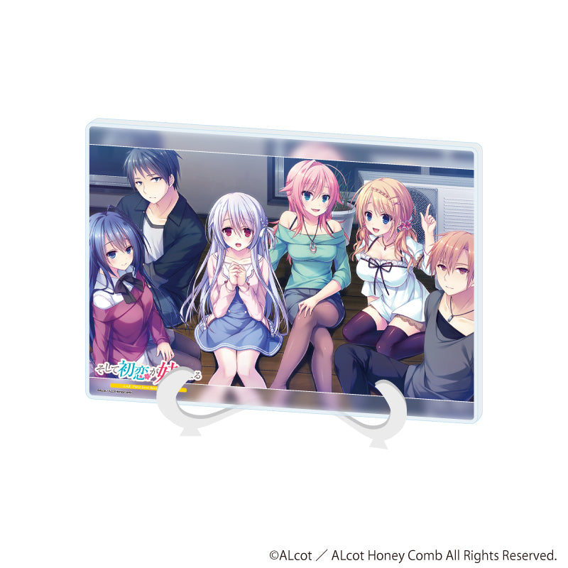 アクリルアートボード(A5サイズ)「ALcot/ALcotハニカムシリーズ」03/そして初恋が妹になる(公式イラスト) - AniSmile