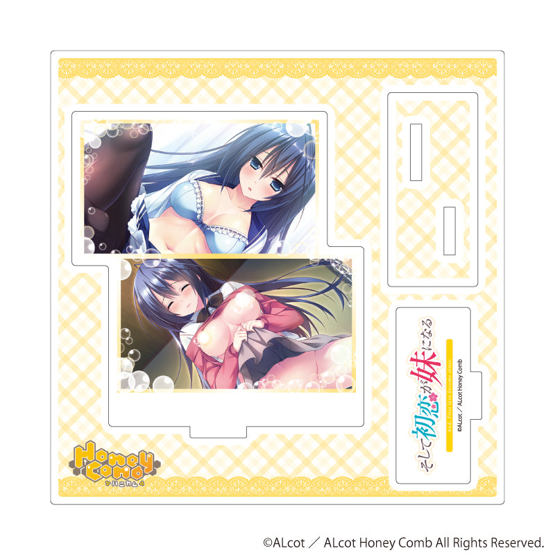 アクリルスタンドプレート「ALcot/ALcotハニカムシリーズ」07/そして初恋が妹になるC(公式イラスト) - AniSmile
