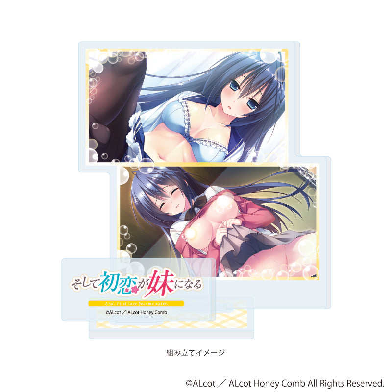 アクリルスタンドプレート「ALcot/ALcotハニカムシリーズ」07/そして初恋が妹になるC(公式イラスト) Image 2 | AniSmile