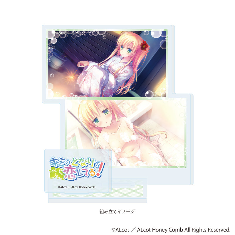 アクリルスタンドプレート「ALcot/ALcotハニカムシリーズ」03/キミのとなりで恋してる!A(公式イラスト) 图片 2 | AniSmile