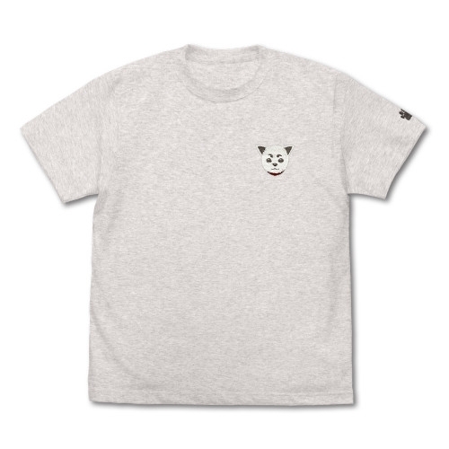 銀魂. 定春 ワンポイント刺繍Tシャツ/OATMEAL-L Image 2 | AniSmile