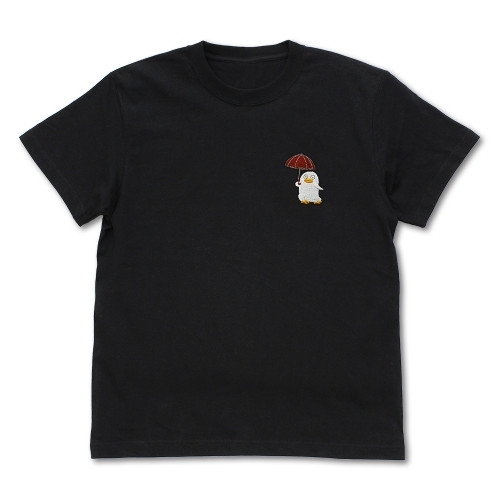 銀魂. エリザベス ワンポイント刺繍Tシャツ/BLACK-L Image 2 | AniSmile