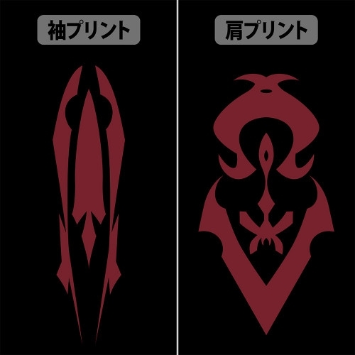 Fate/strange Fake アヤカの令呪 袖リブロングスリーブTシャツ/BLACK-M 图片 4 | AniSmile