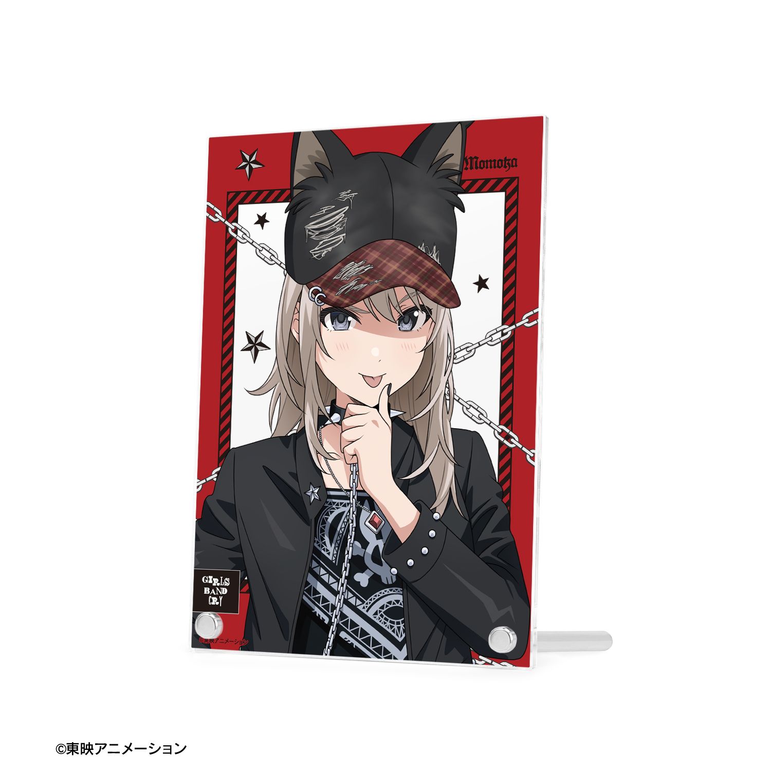 ガールズバンドクライ 描き下ろし 河原木 桃香 パンクファッションver. A5アクリルパネル Image 3 | AniSmile