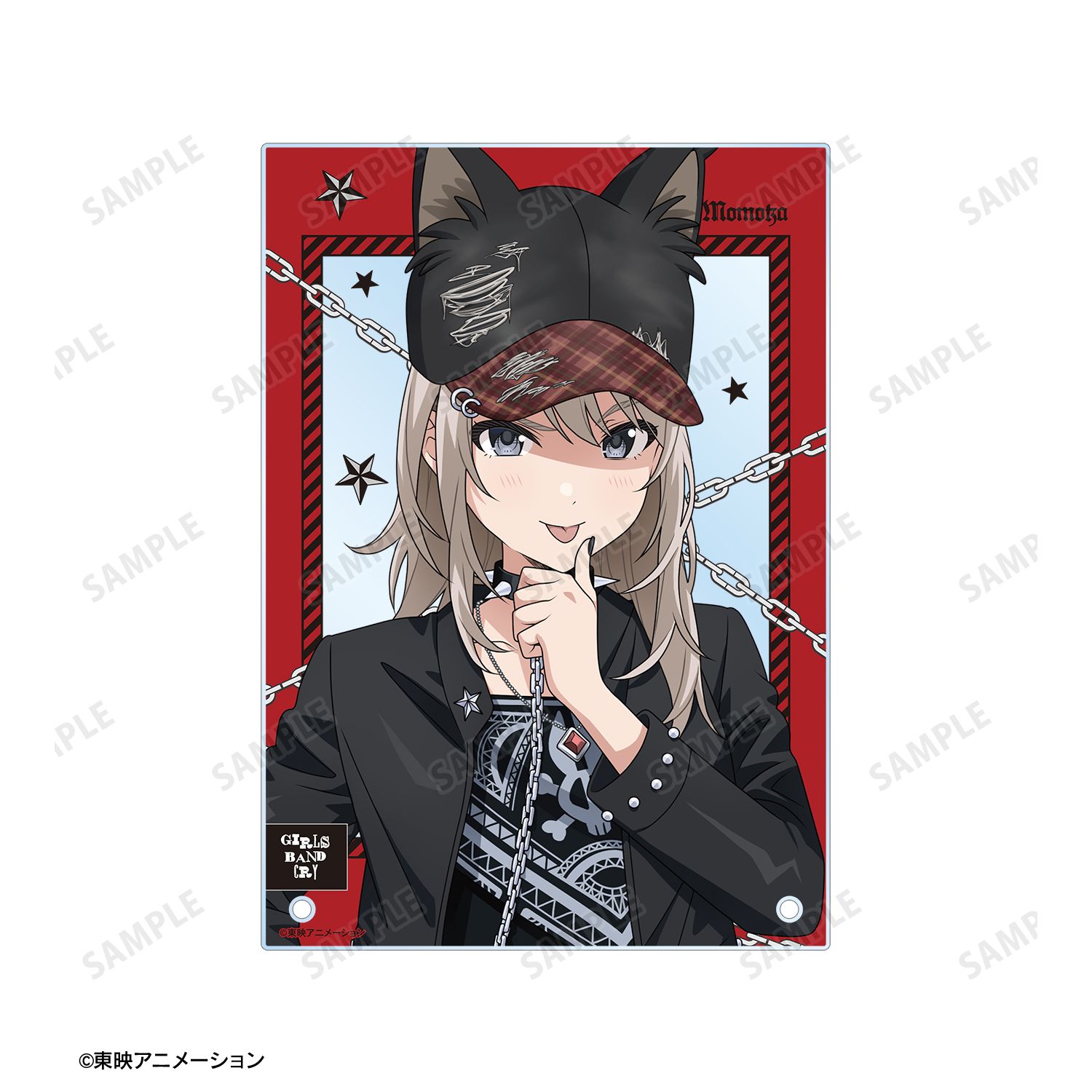 ガールズバンドクライ 描き下ろし 河原木 桃香 パンクファッションver. A5アクリルパネル Image 5 | AniSmile