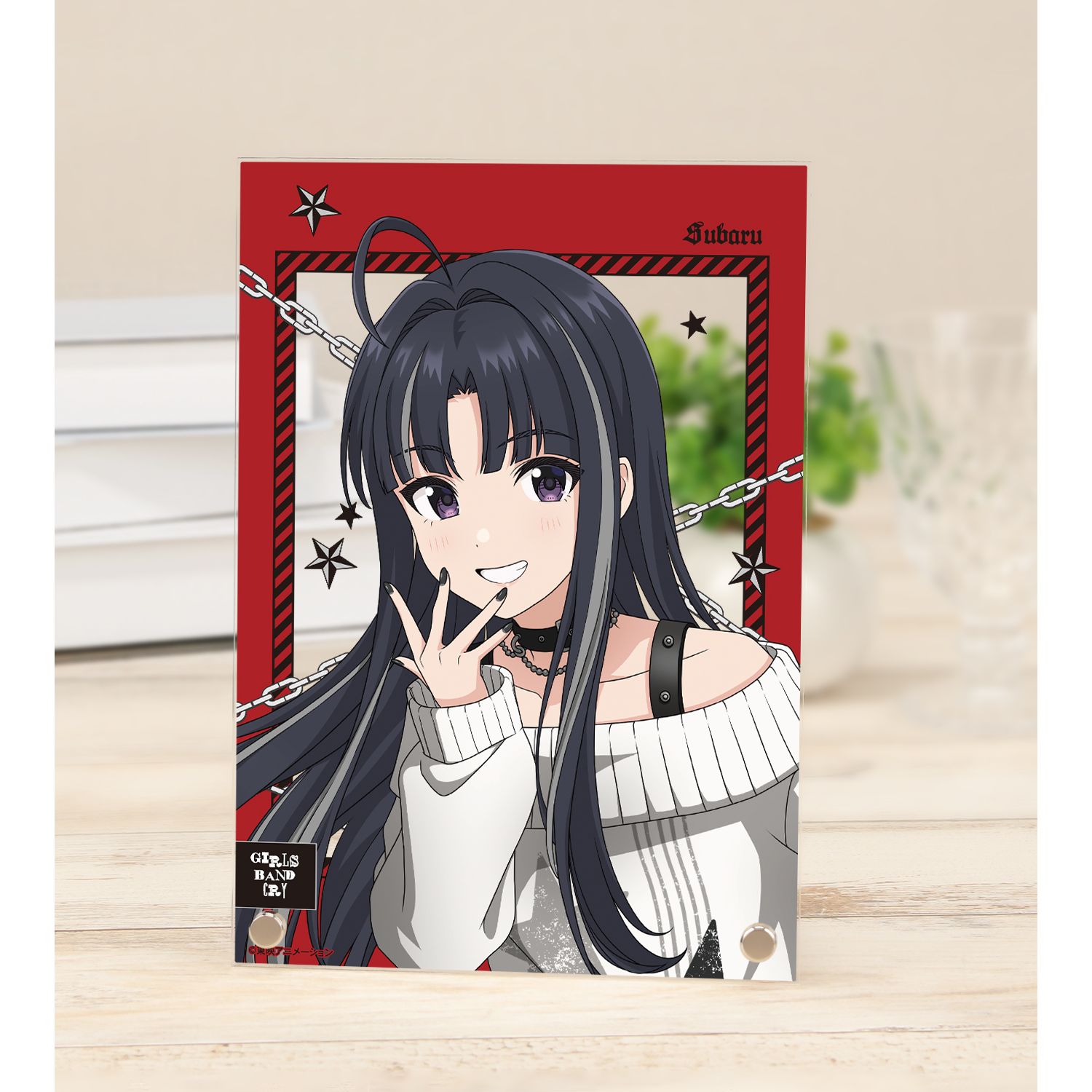 ガールズバンドクライ 描き下ろし 安和 すばる パンクファッションver. A5アクリルパネル - AniSmile