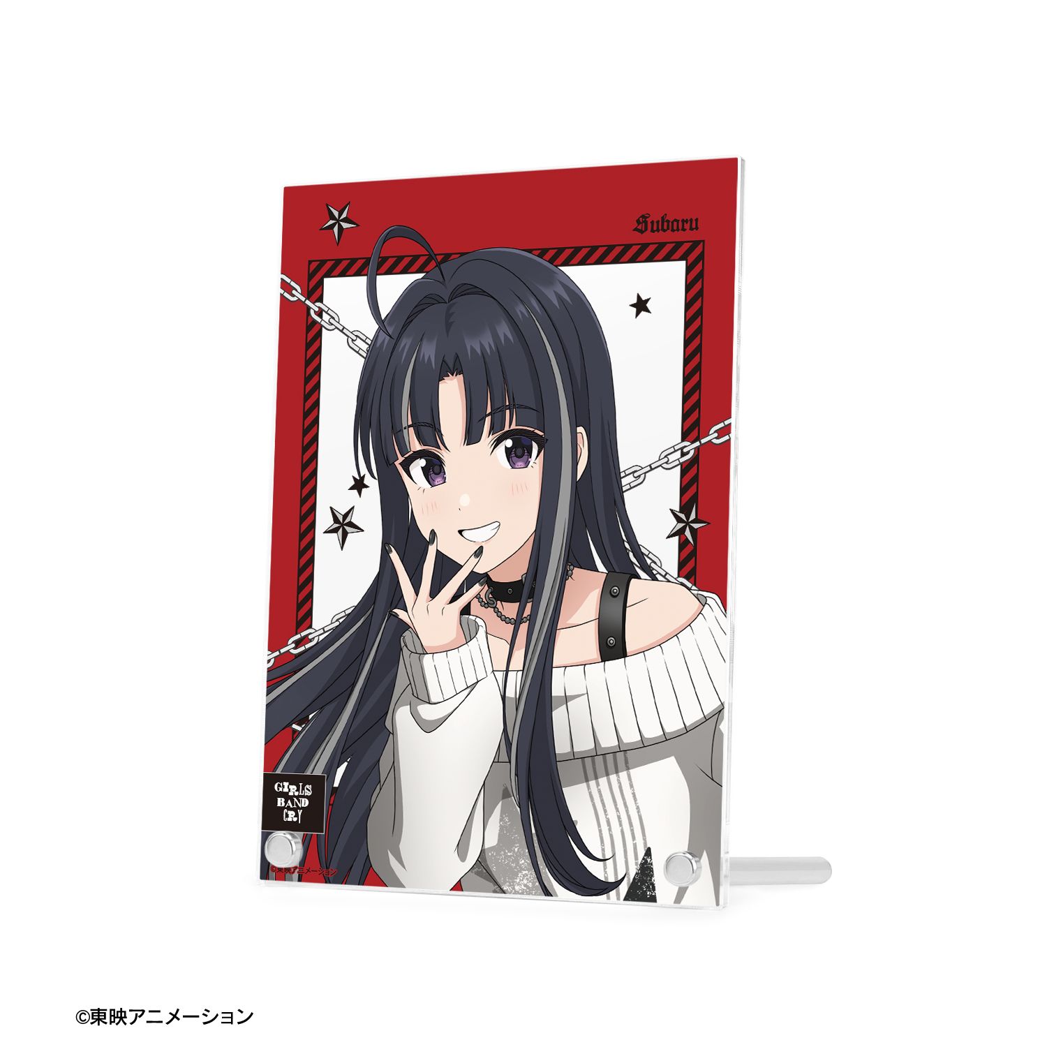 ガールズバンドクライ 描き下ろし 安和 すばる パンクファッションver. A5アクリルパネル Image 4 | AniSmile