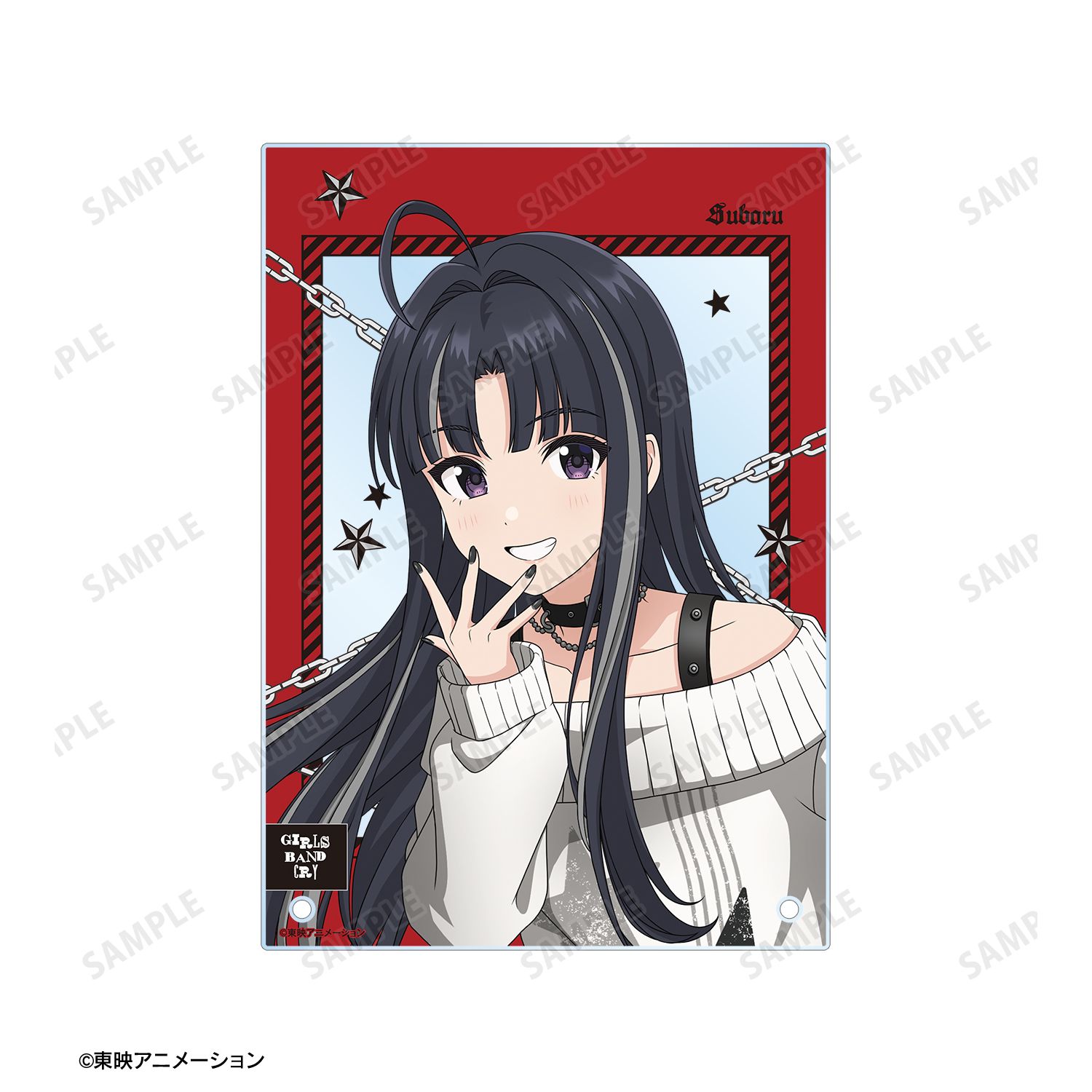 ガールズバンドクライ 描き下ろし 安和 すばる パンクファッションver. A5アクリルパネル Image 5 | AniSmile