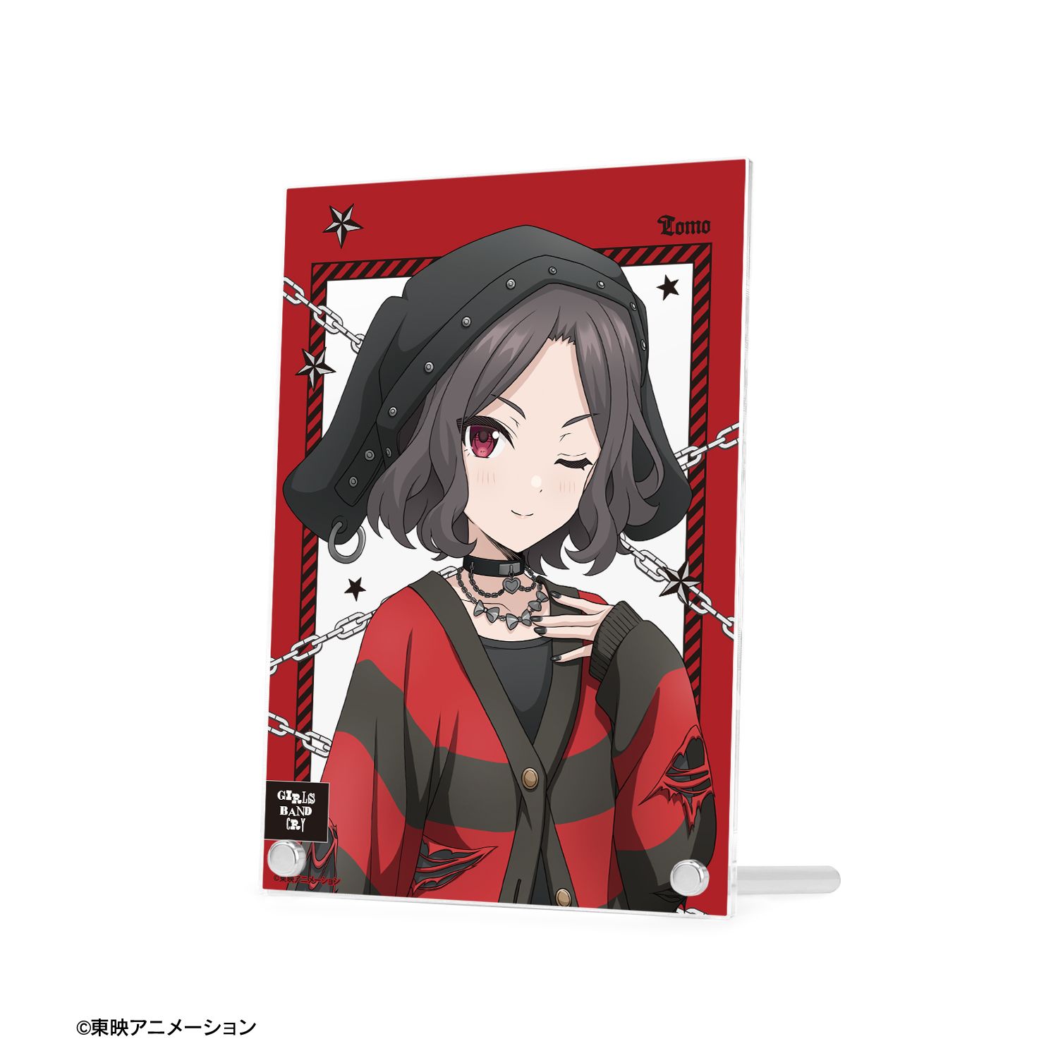 ガールズバンドクライ 描き下ろし 海老塚 智 パンクファッションver. A5アクリルパネル Image 3 | AniSmile