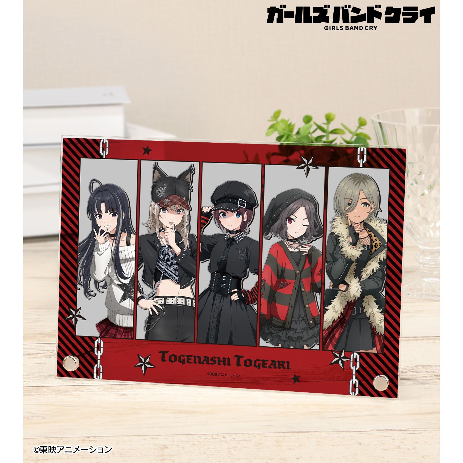 ガールズバンドクライ 描き下ろし トゲナシトゲアリ 集合 パンクファッションver. A5アクリルパネル Image 3 | AniSmile
