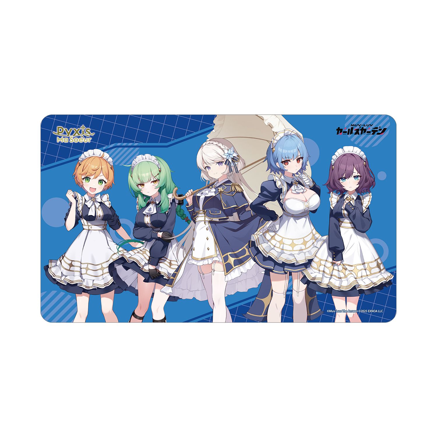マブラヴ ガールズガーデン ピクシス・マスール マルチデスクマット - AniSmile