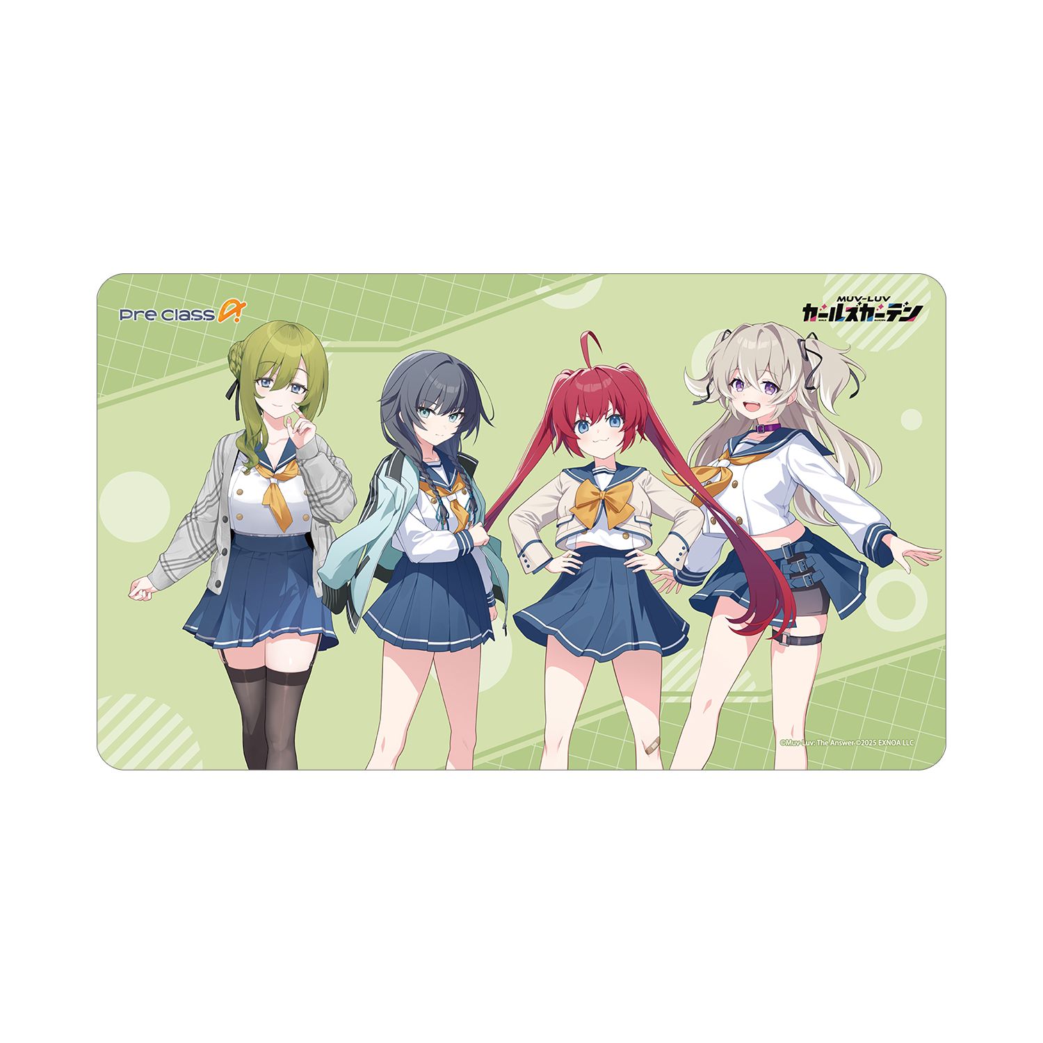 マブラヴ ガールズガーデン プレ・クラス-A マルチデスクマット - AniSmile