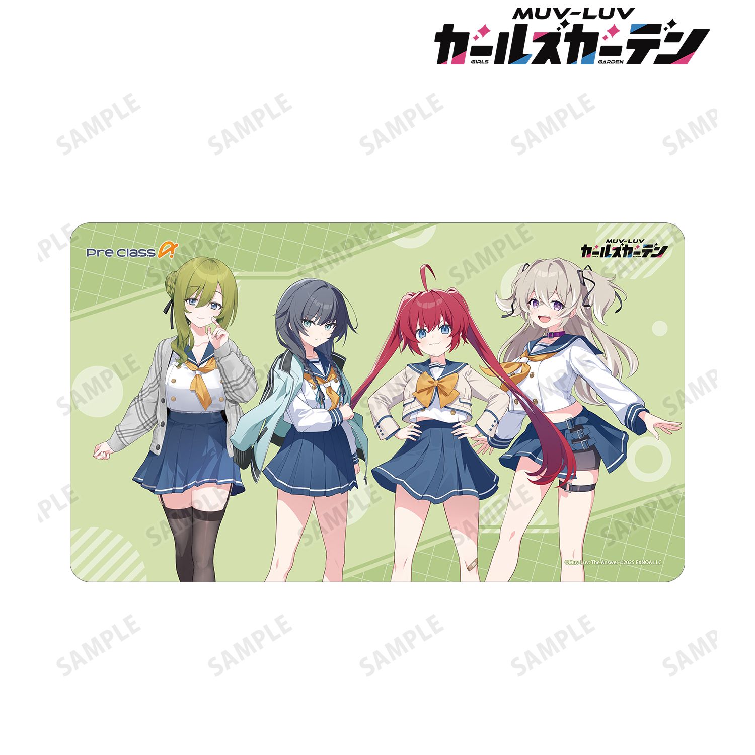 マブラヴ ガールズガーデン プレ・クラス-A マルチデスクマット 画像 2 | AniSmile