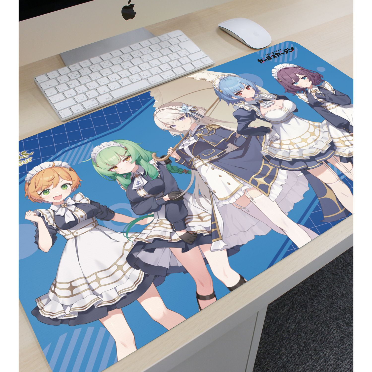 マブラヴ ガールズガーデン ピクシス・マスール マルチデスクマット Image 3 | AniSmile