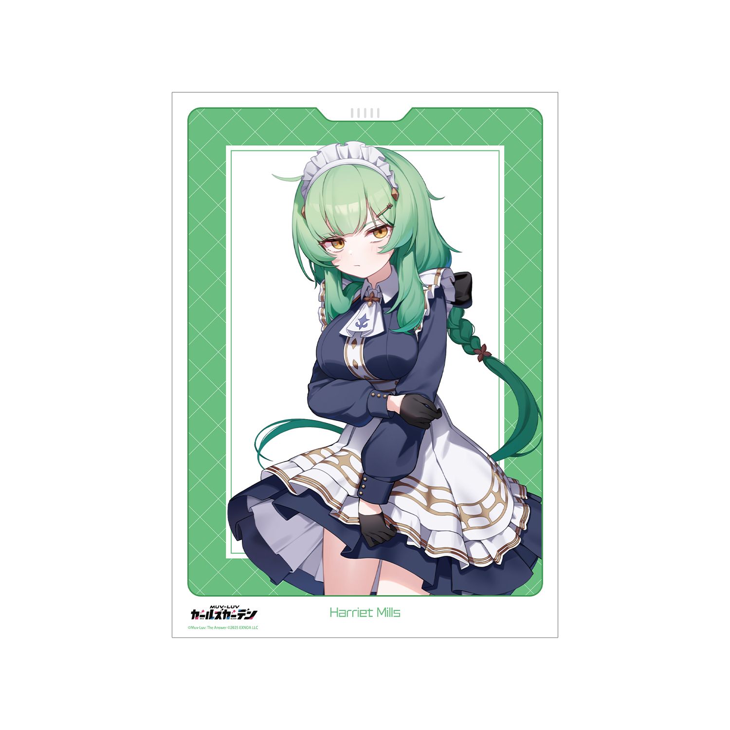 マブラヴ ガールズガーデン ハリエット・ミルズ A3マット加工ポスター - AniSmile