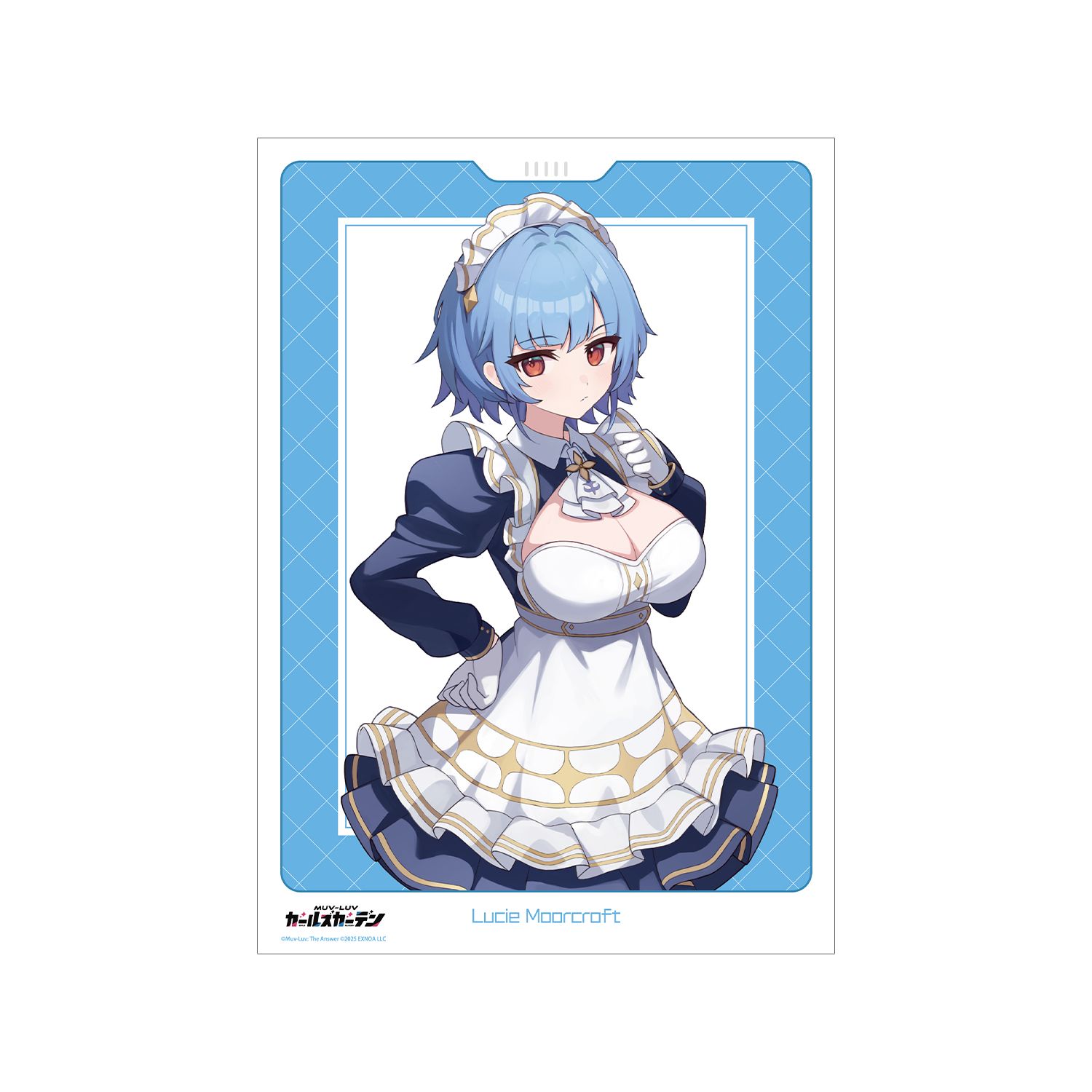 マブラヴ ガールズガーデン リュシー・ムーアクロフト A3マット加工ポスター - AniSmile