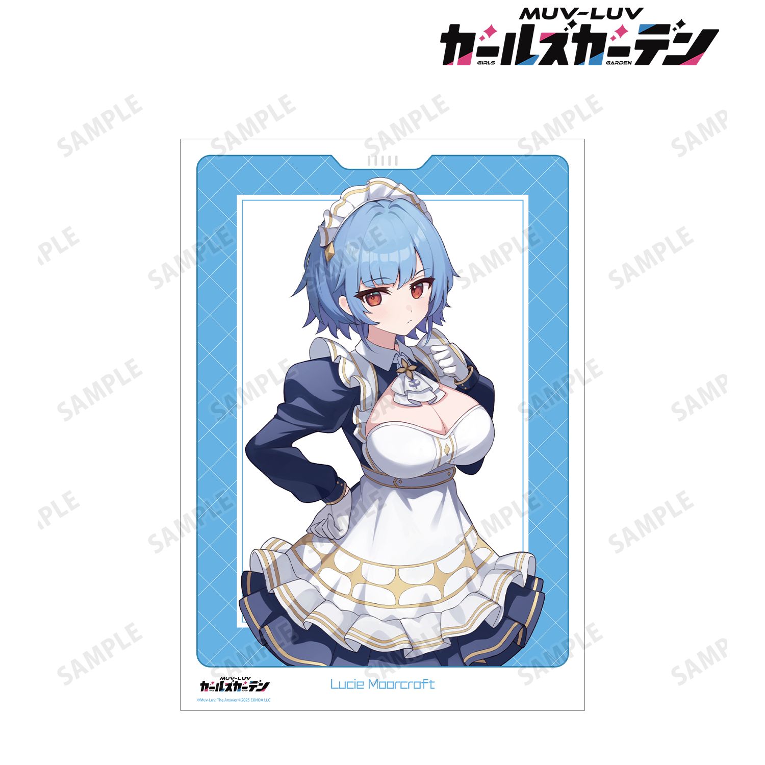 マブラヴ ガールズガーデン リュシー・ムーアクロフト A3マット加工ポスター Image 2 | AniSmile