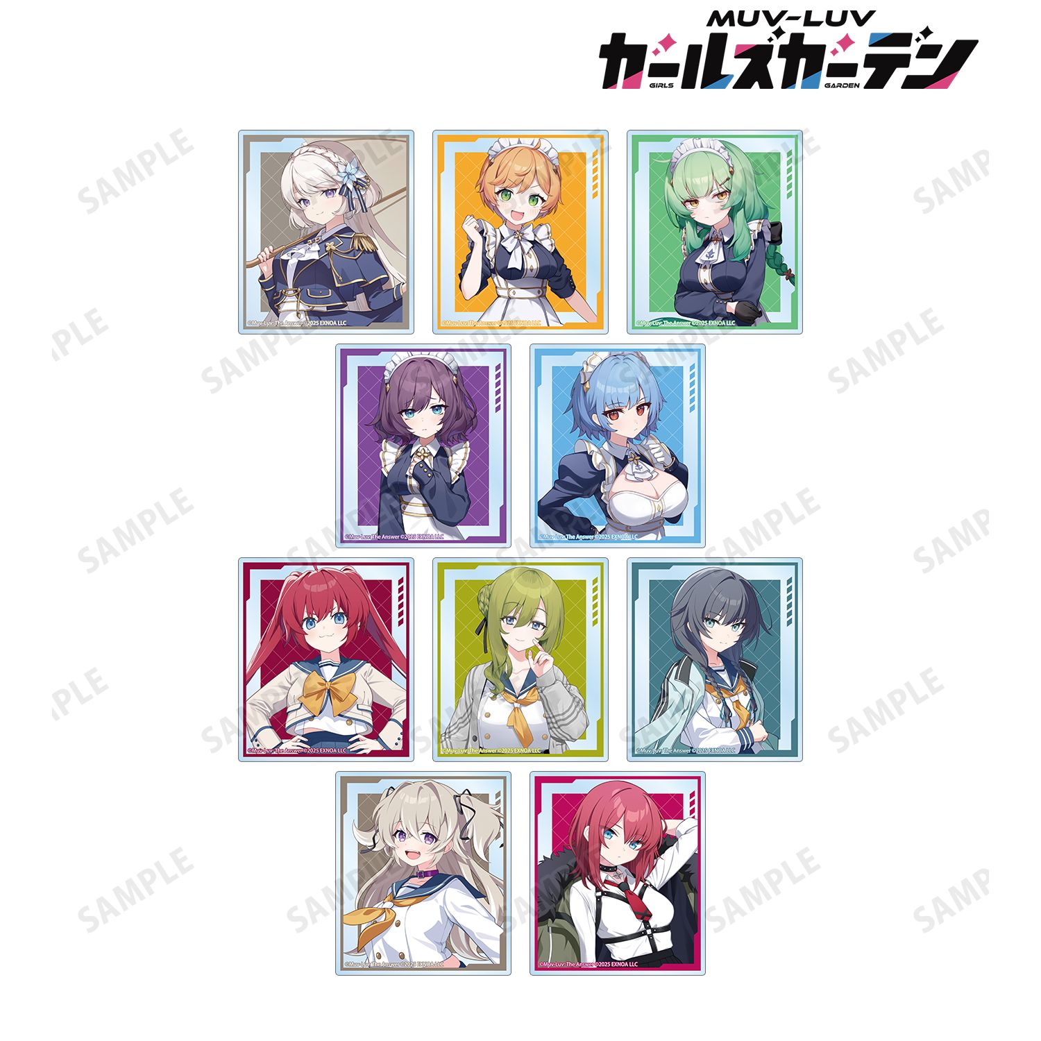 マブラヴ ガールズガーデン トレーディングアクリルカード vol.3(単位/単品) Image 2 | AniSmile